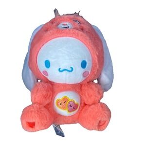 Cinnamoroll x Love a-lot Carebear 9" Stuffed Plush Toy